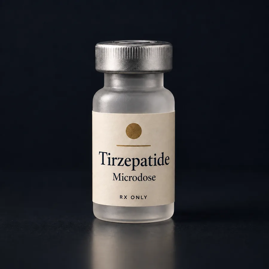 Microdose tirzepatide vial