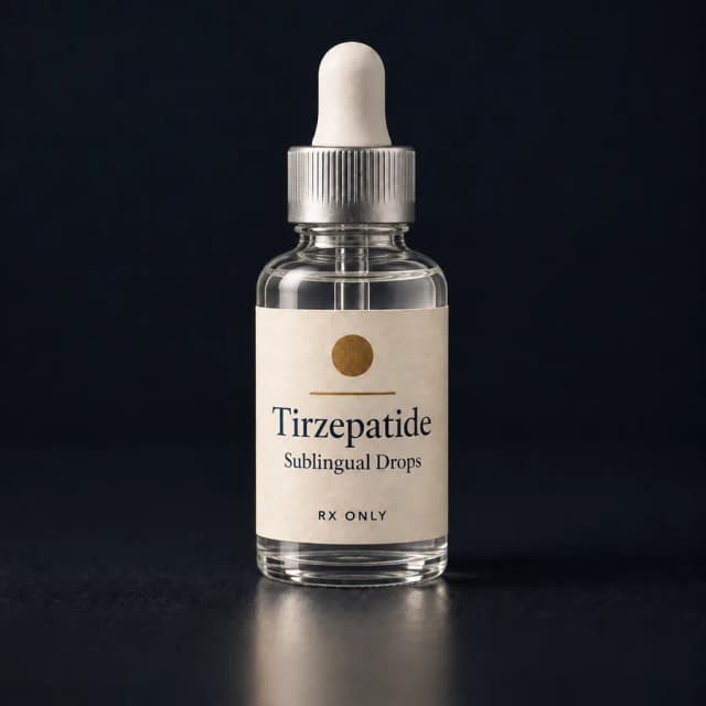 Sublingual tirzepatide drops