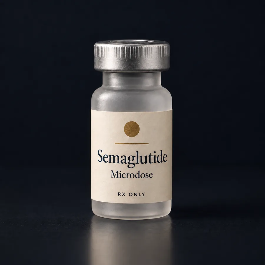 Microdose semaglutide vial