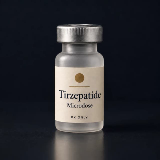 Microdose tirzepatide vial